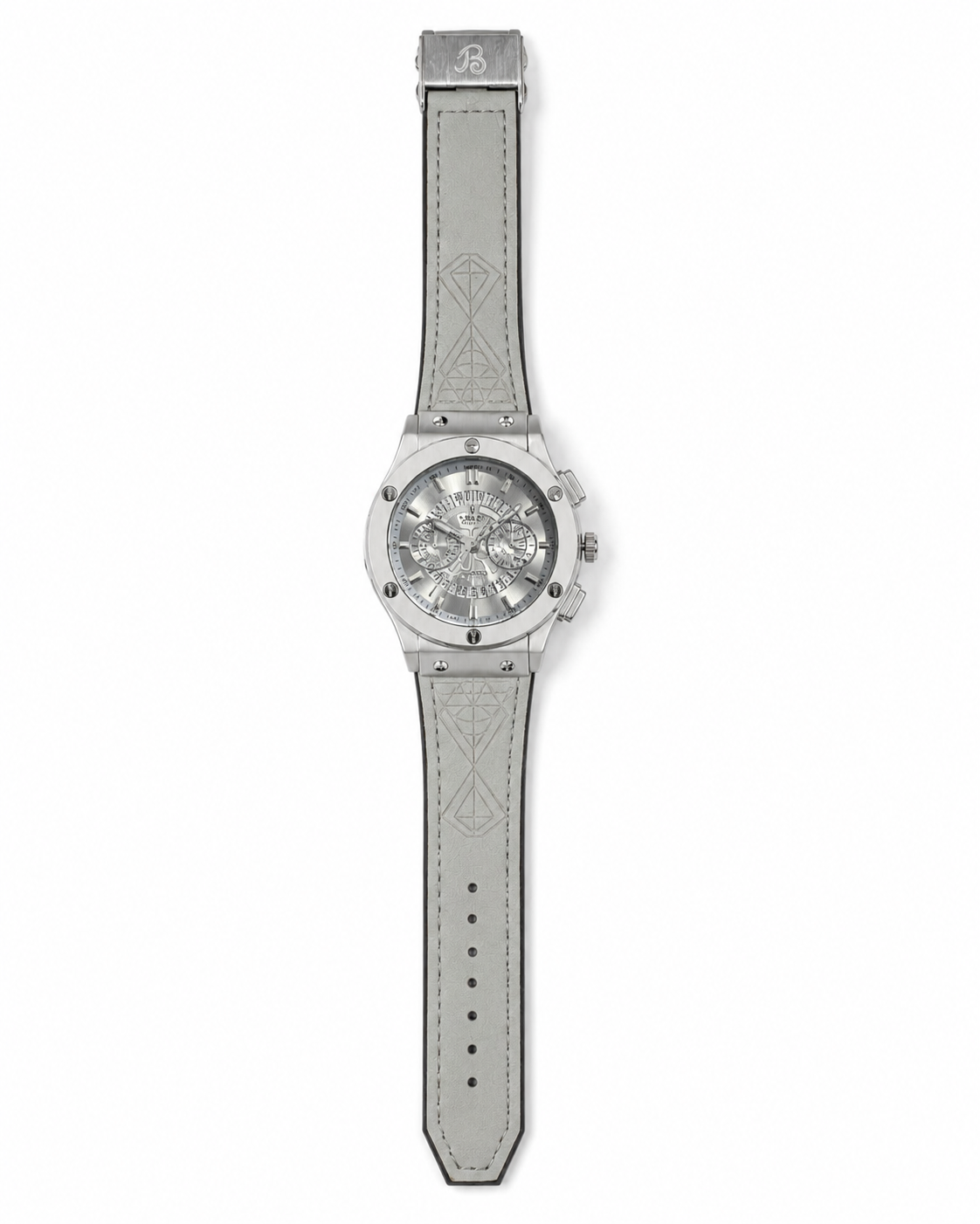 Timora Silver Fusion Chronograph – Luxury Men's Watch