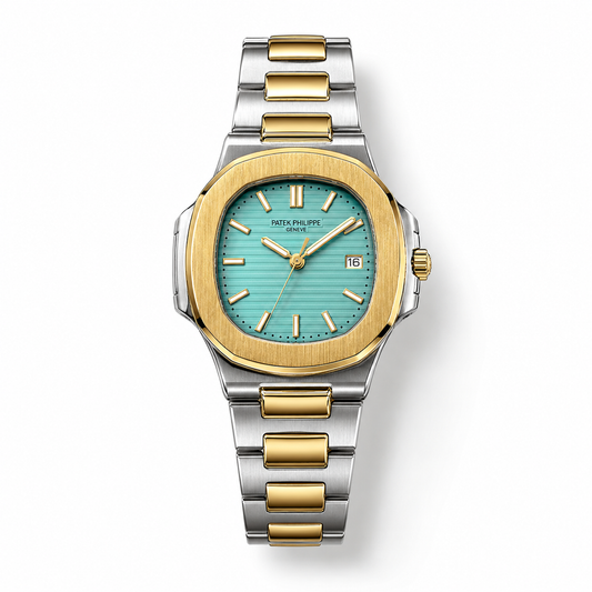 Timora Nautilus Gold Olive Green (Patek Philippe Inspired)