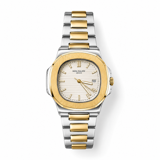 Timora Nautilus Two-Tone Off-White (Patek Philippe Inspired)
