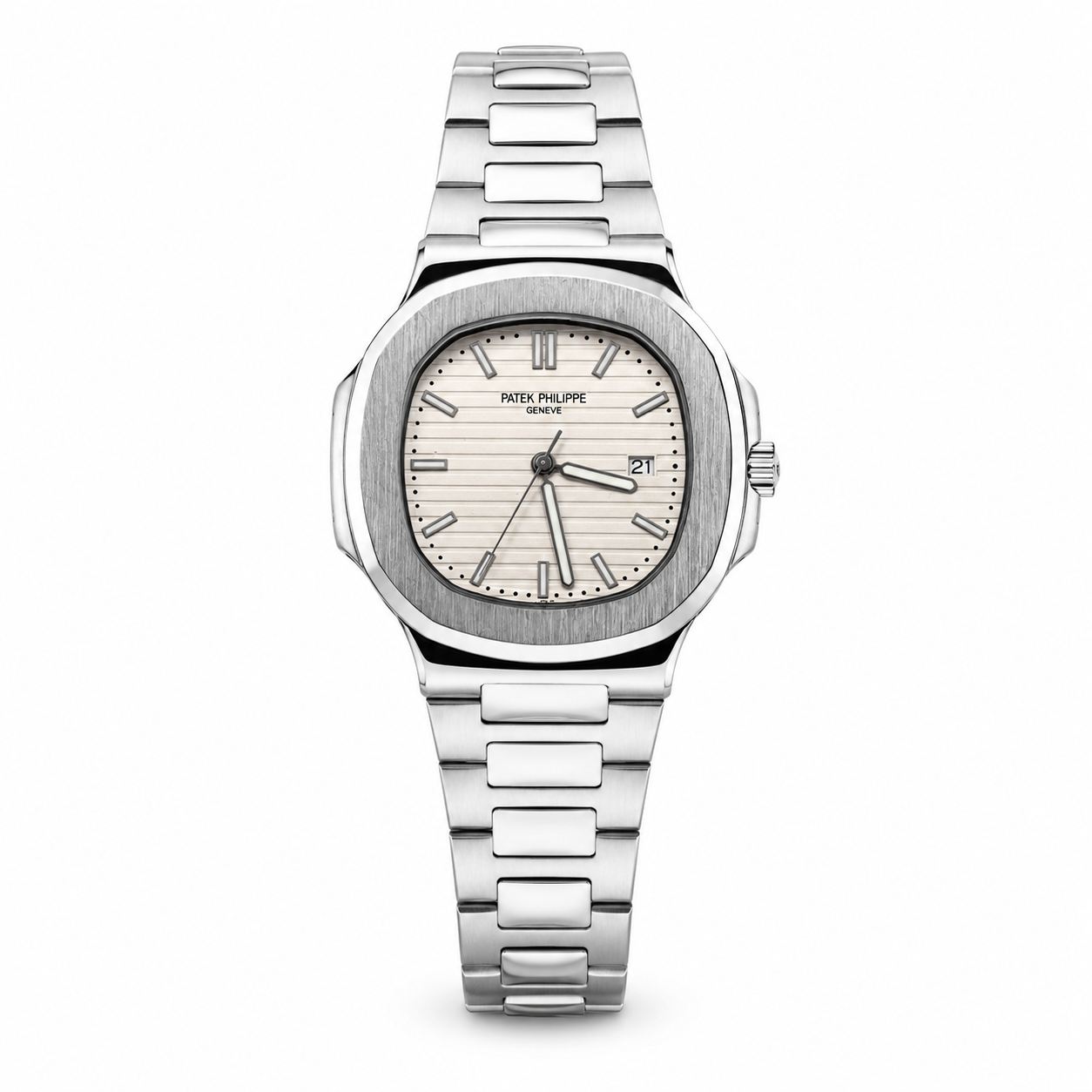 Timora Nautilus Silver-White (Patek Philippe Inspired)