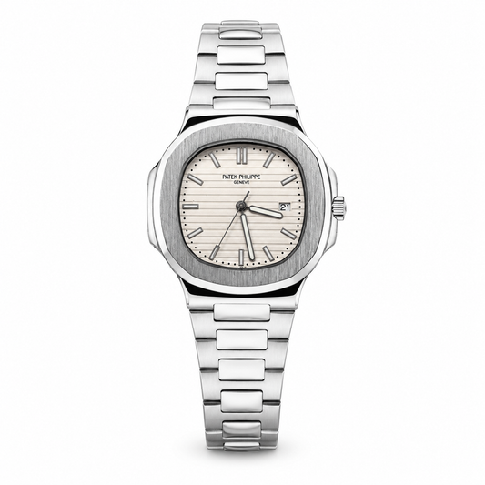 Timora Nautilus Silver-White (Patek Philippe Inspired)