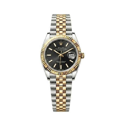 Timora Prestige – Two-Tone Gold | Luxury Black Dial Edition