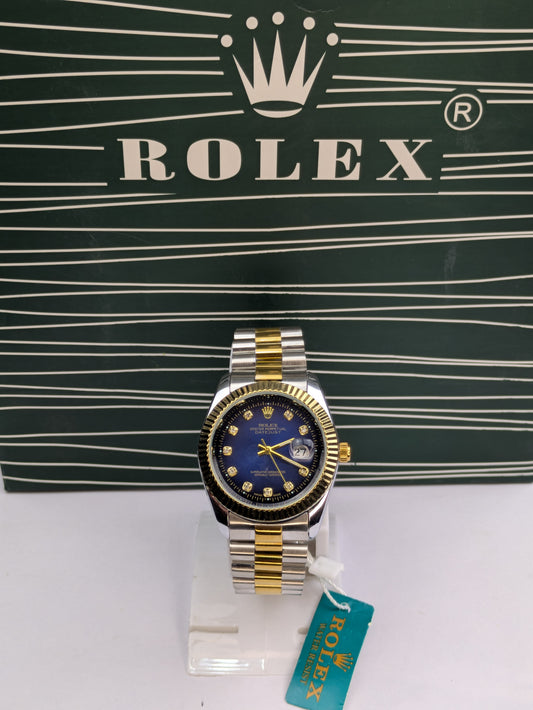 Timora Prestige – Two-Tone Gold | Luxury Blue Dial Edition