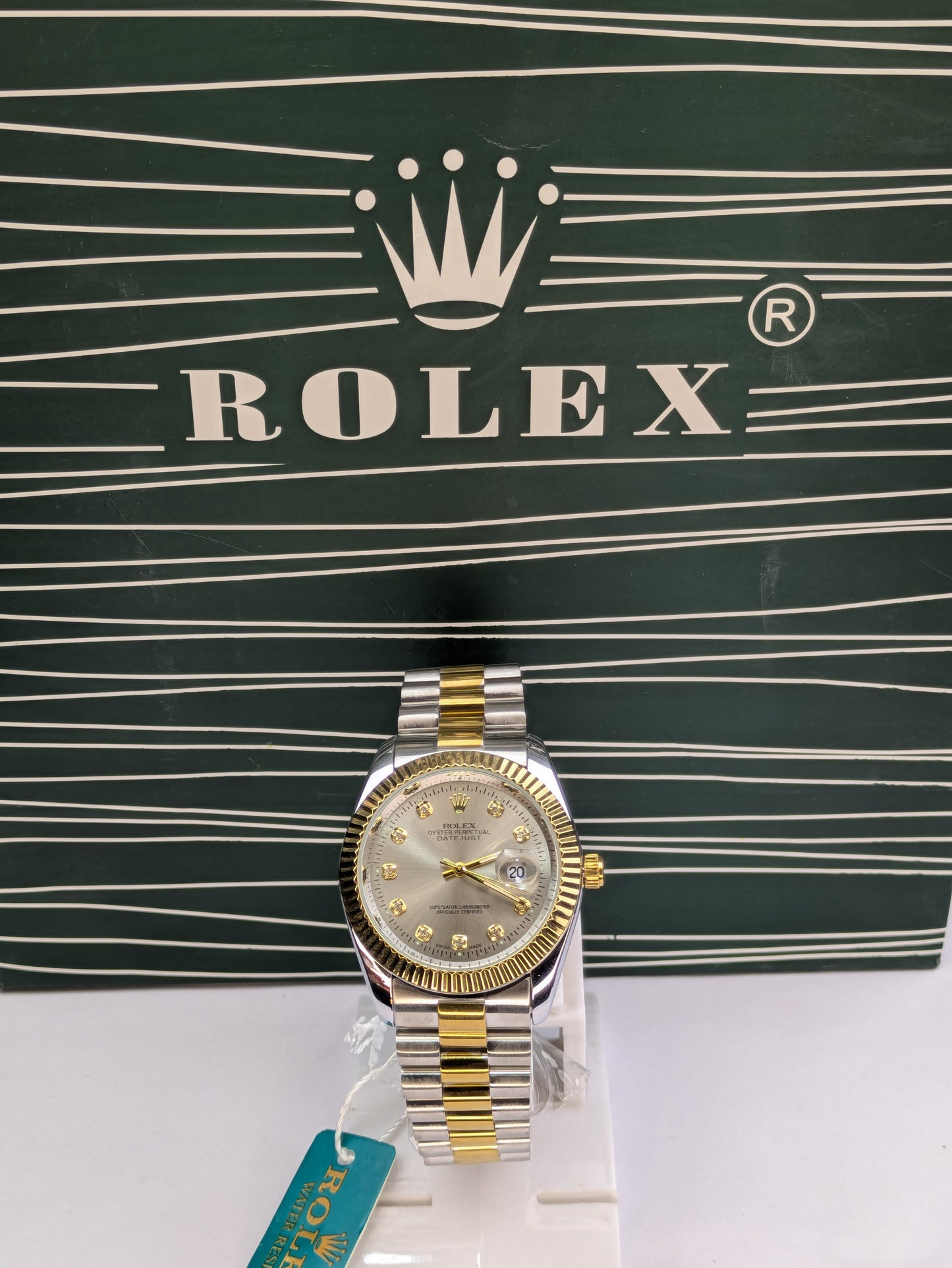 Rolex Datejust Two-Tone Gold – Luxury Silver Dial Edition