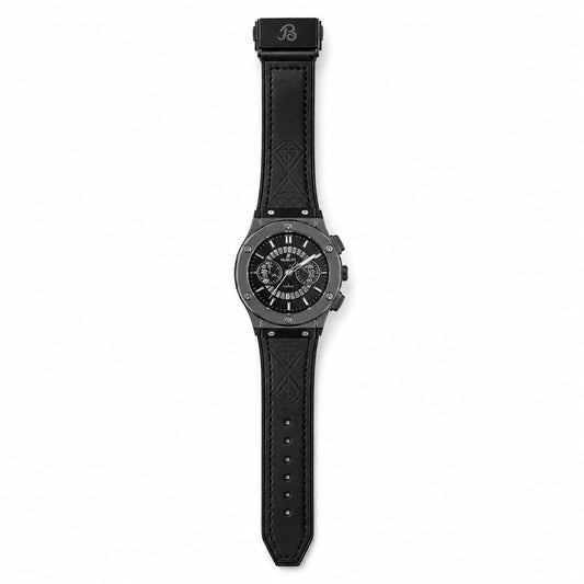 Timora Obsidian Chronograph – Black Luxury Men's Watch